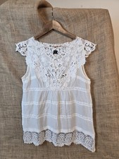 bcbg max azria  Otto Lace Sleeveless Top Small picture