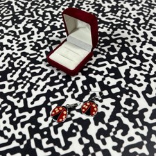 COACH 🐞 Ladybug Luxuxry Retro Earrings picture