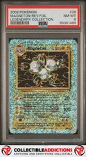 2002 Pokemon Legendary Collection #28 Magneton-R Legendary Collection PSA 8 picture