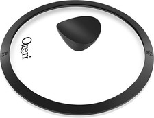 Ozeri Tempered Glass Pan Lid [8 in, 10 in, 11in, 12 in] with Black Silicone picture
