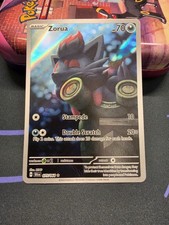 Zorua 075/064 Shrouded Fable Pokemon Illustration Rare Holo REND DMG picture