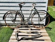 Antique, Early 1900’s Dexter Wheel Co. Bicycle, Wooden Wheels picture