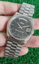 NICE VINTAGE MIDO COMMANDER MODEL 8223 BLACK DIAL AUTOMATIC SWISS GENT WATCH picture