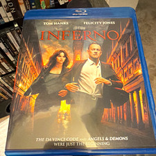 Inferno Blu-ray Movie Tom Hanks Felicity Jones Ron Howard Blu-ray Case picture