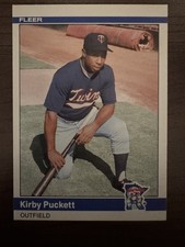 1984 Fleer Update Kirby Puckett RC picture