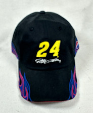 Hendrick Motorsports Jeff Gordon #24 Pepsi NASCAR Cap Black Flame One Size picture