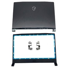 New Back Cover+Bezel Hinges For MSI Pulse GL66 Crosshair 15 MS-1581 Top Case Lid picture