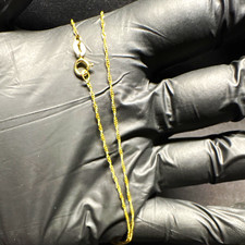 14K Yellow Gold Singapore Chain Necklace, Lobster Clasp, No Stone picture