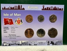 Littleton World Coin Set - Isle of Man 6 coins - RARE and SCARCE picture