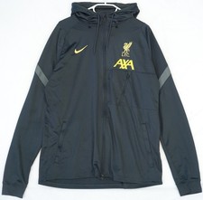 Nike Liverpool FC LFC Gray Full Zip Training Hoodie Size L picture