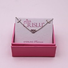 Miss Crislu Pink CZ Pave Crown Bracelet picture