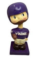 Vintage 1961 - 1963 Minnesota Vikings Square Base Nodder Bobblehead Early Old picture