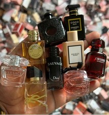 Versace Chanel Dior Armani YSL Gucci Perfume Miniature Collection Lot picture