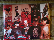 Motorcycle Stunt performers, Signed by each rider.  picture