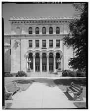 Photo:Washington DC Grant Building U.S. Soldiers Home 1990 fa�ade entrance picture