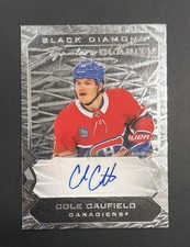 2025 2026 UD UPPER DECK BLACK DIAMOND Signature Clarity SP Cole Caufield Auto picture