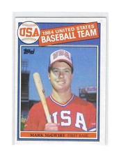 1986 Topps Team USA Mark McGwire Rookie #401 (#2) picture