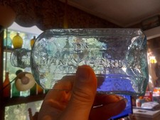 DR. MANLY HARDY'S GENUINE JAUNDICE BITTERS BANGOR ME. RARE OPEN PONTIL BOTTLE picture
