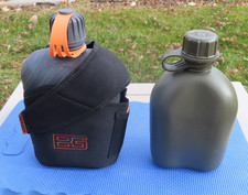 Set of 2: Gerber Bear Grylls Canteen Flask and Water Bottle, Camping / Survival picture