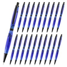 Slimline Pencil Kit, Black Chrome Finish, 20 Pack, Legacy Woodturning picture