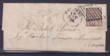 PONTIFICAL STATE LETTER WITH FAKE 1852 CERT. DIENA picture