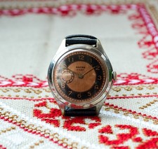 1940's Antique Vintage ANCRE 15 RUBIS Mechanical military GERMAN Wristwatch WWII picture