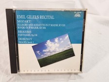 EMIL GILELS Recital Mozart:K.533,494 Brahms:Op.116 Debussy:Images Prague 1973 NM picture
