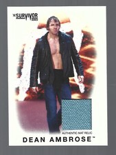 2016 Topps Heritage WWE Survivor Series Mat Relics Dean Ambrose Jon Moxley AEW picture