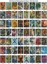 2024 SkyBox Marvel Masterpieces XL 5x7 Base Card Singles - You Pick - Joe Jusko picture