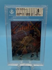 Kobe Bryant Topps 1997-98 Finest Los Angeles Lakers #137 Catalyst BGS 9 picture