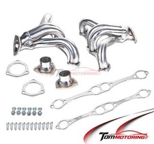 Shorty Hugger Exhaust Headers Fits Chevy SBC 283 305 327 350 400 V8 picture