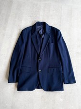 Brioni Roman Stitch Sport Coat Blazer Men's Navy Cotton Size L 52 Made in Italy picture