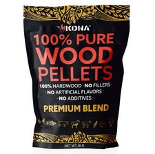 Kona Premium Wood Pellets (8lbs) - Grilling & Smoking - Concentrated Pure Blend picture