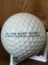 Vintage Walter Hagen Signature Golf Ball Cedar Creek Dallas Texas Classic 1990 picture