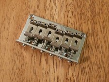 HARDTAIL BRIDGE VINTAGE STYLE CHROME FOR STRAT OR TELECASTER picture