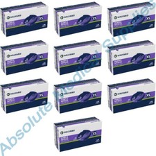 *1,000-Pieces* Halyard Purple Powder-Free Nitrile Exam Gloves X-Small 55080 picture