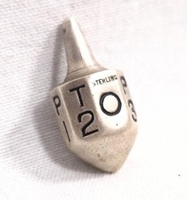 Vintage Sterling Silver 8-Sided Put & Take Gambling Teetotum (11112173) picture