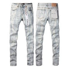 2026 Purple brand Men's personalized fashion Leisure jeans picture
