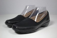 Naturalizer N5 Comfort Justify Womens US 8 M Shoes Black Leather Slip On Loafer picture