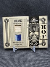 2005 Donruss Timeless Treasures Game Used Ernie Banks 1/5 #HOF-14 picture