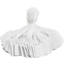 220 Pack White Price Tags with String Attached Marking Price Tags Price Labels D picture