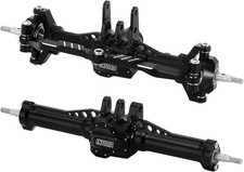 INJORA Front&Rear Axles Set - +4mm Extended Aluminum Complete Axles for TRX4M picture