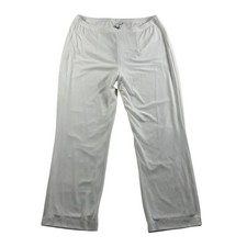 Chico's Travelers No Tummy Lined Pant White Winter Drift 570369702 Petite 2P NEW picture