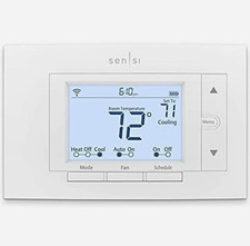 Sensi ST55 Wi‑Fi Programmable Smart Thermostat w/ App Control, White picture