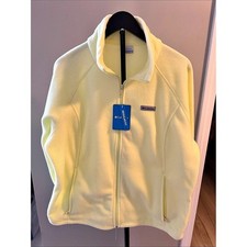 Columbia Benton Springs Full Zip Fleece Jacket Yellow 3X picture