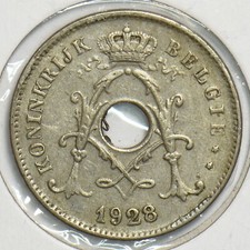 Belgium 1928 10 Centimes 298517 combine shipping picture
