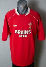 Wales Rugby Union Jersey Welsh Shirt 2007/2008 Reebok CYMRU Mens Size Adult XL picture