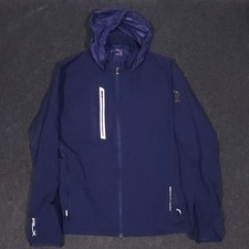 RLX Ralph Lauren Full Zip Golf Jacket XL Blue Monterey Peninsula Country Club picture