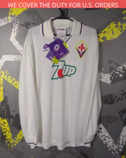 Fiorentina Long Sleeve Deadstock Third football shirt 1992/93 Lotto Men L ig93 picture