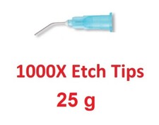1000 Pcs Dental Plasdent Disposable Etch  Tips 23g Luer-lock Bendable picture